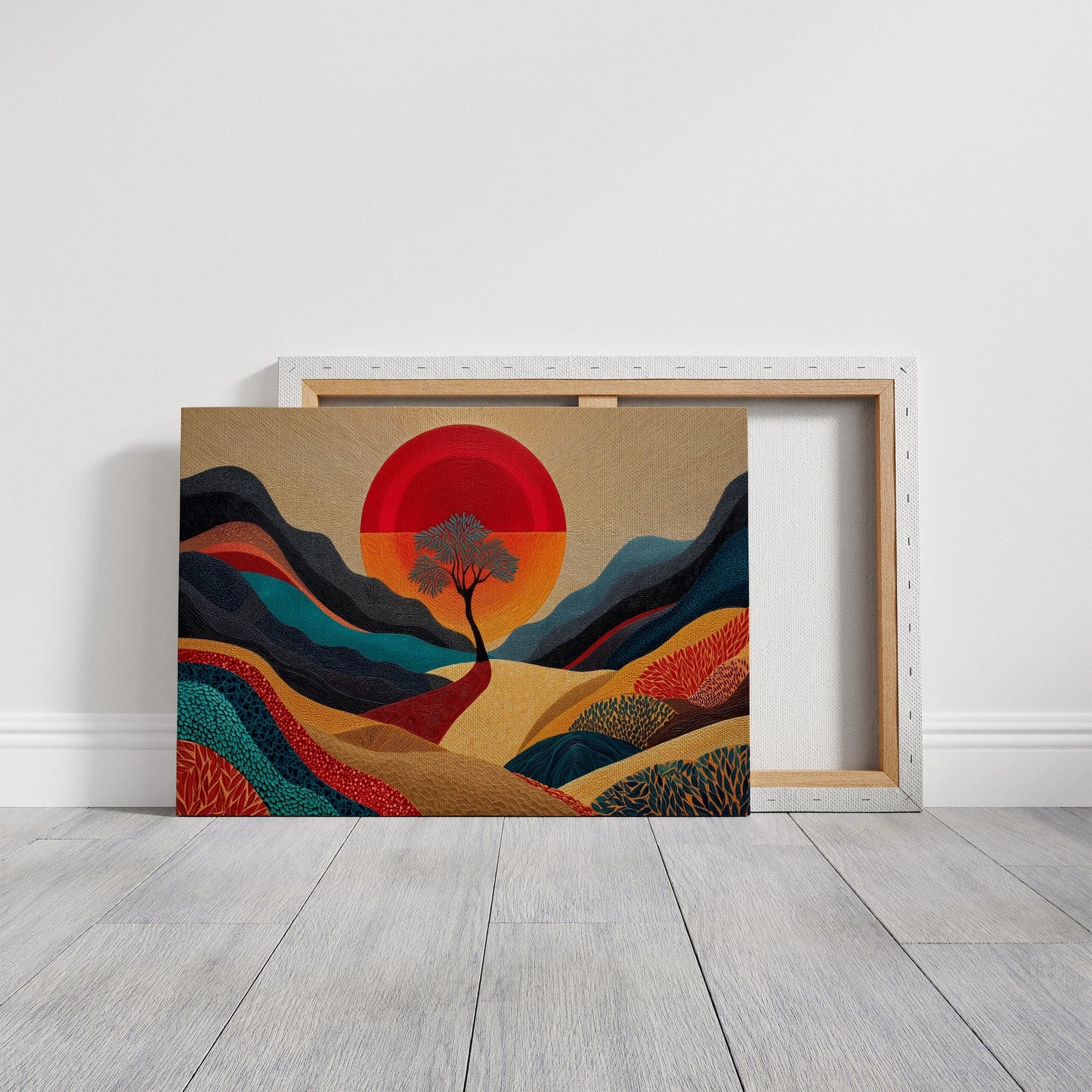 Lone Tree Dances At Sunset's Peak