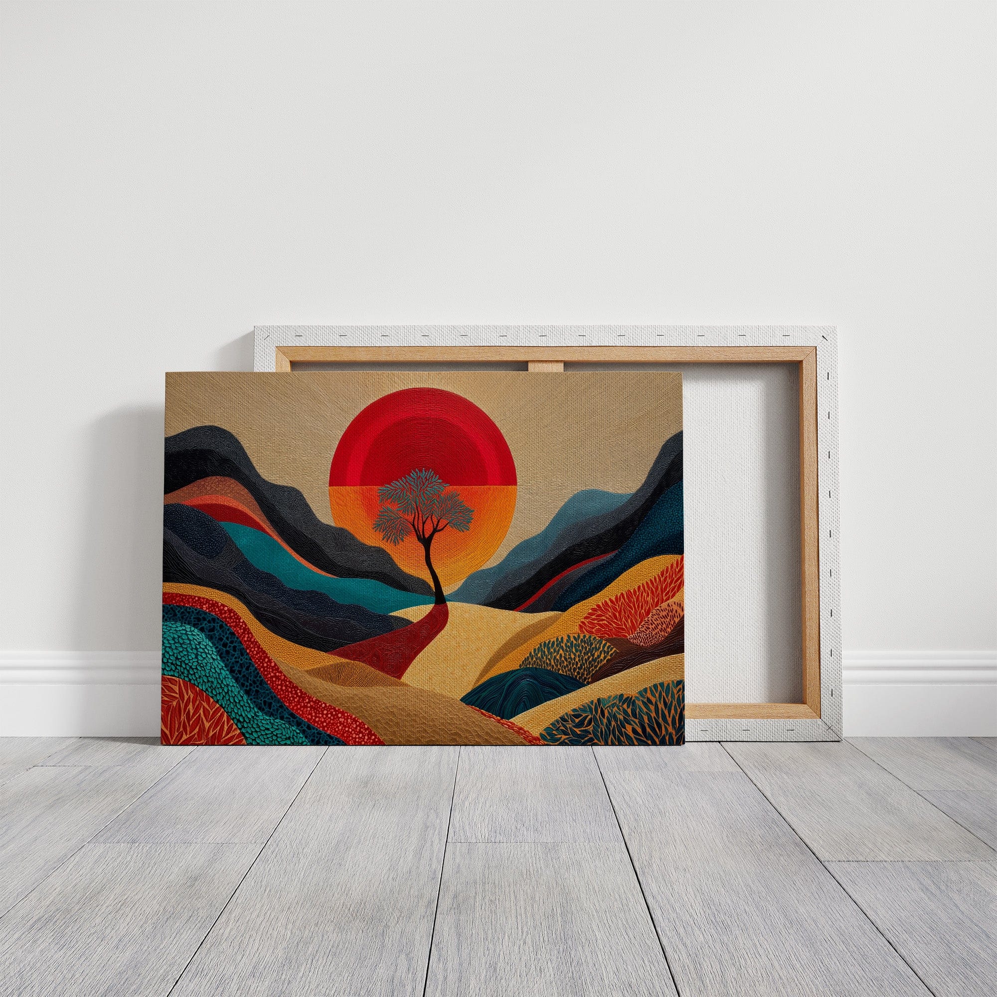 Lone Tree Dances At Sunset's Peak