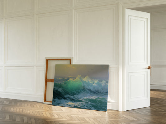 Ocean's Wild Dance At Dawn
