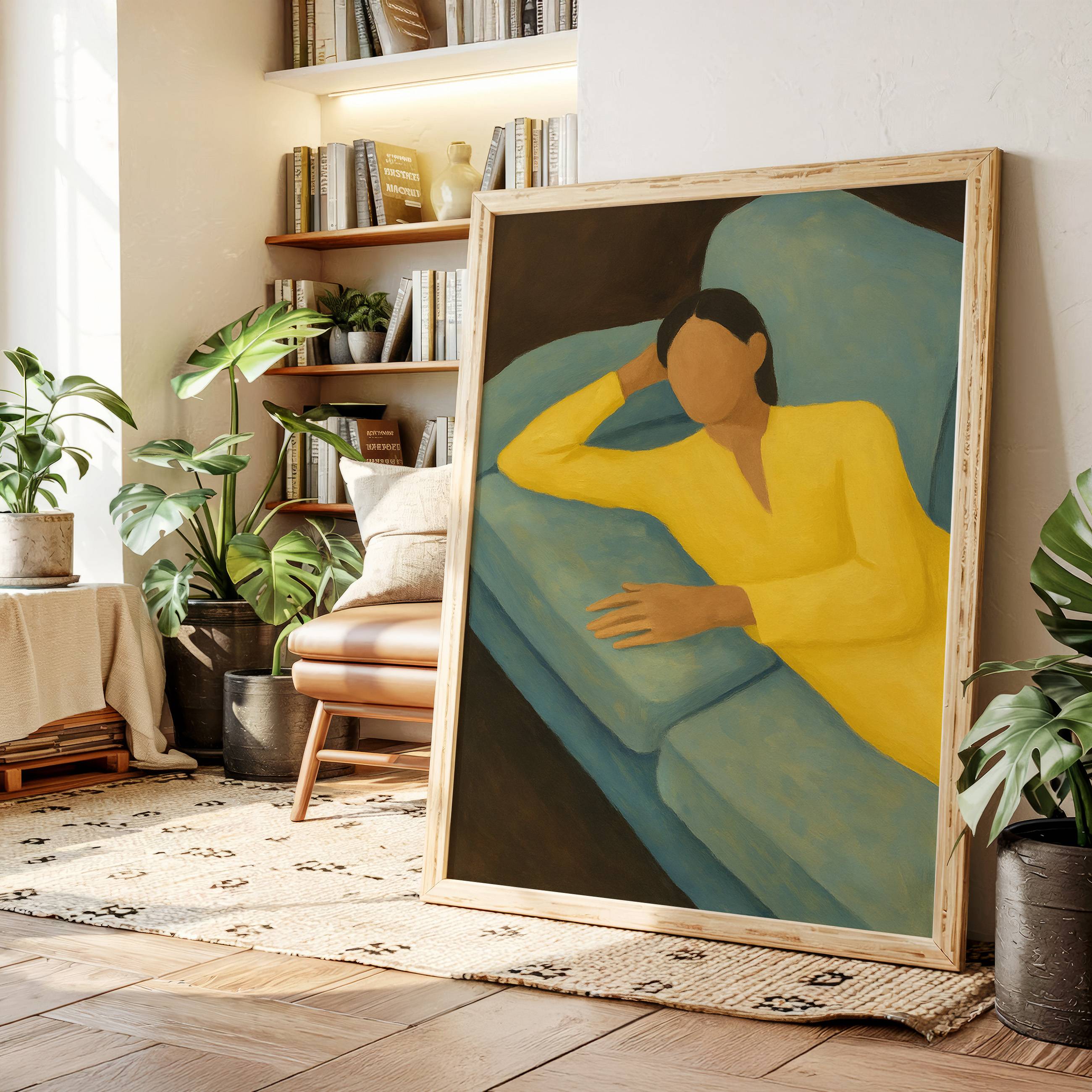 Sunlit Moments On Turquoise Velvet