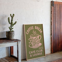 Fresh Brew Retro Coffee Poster