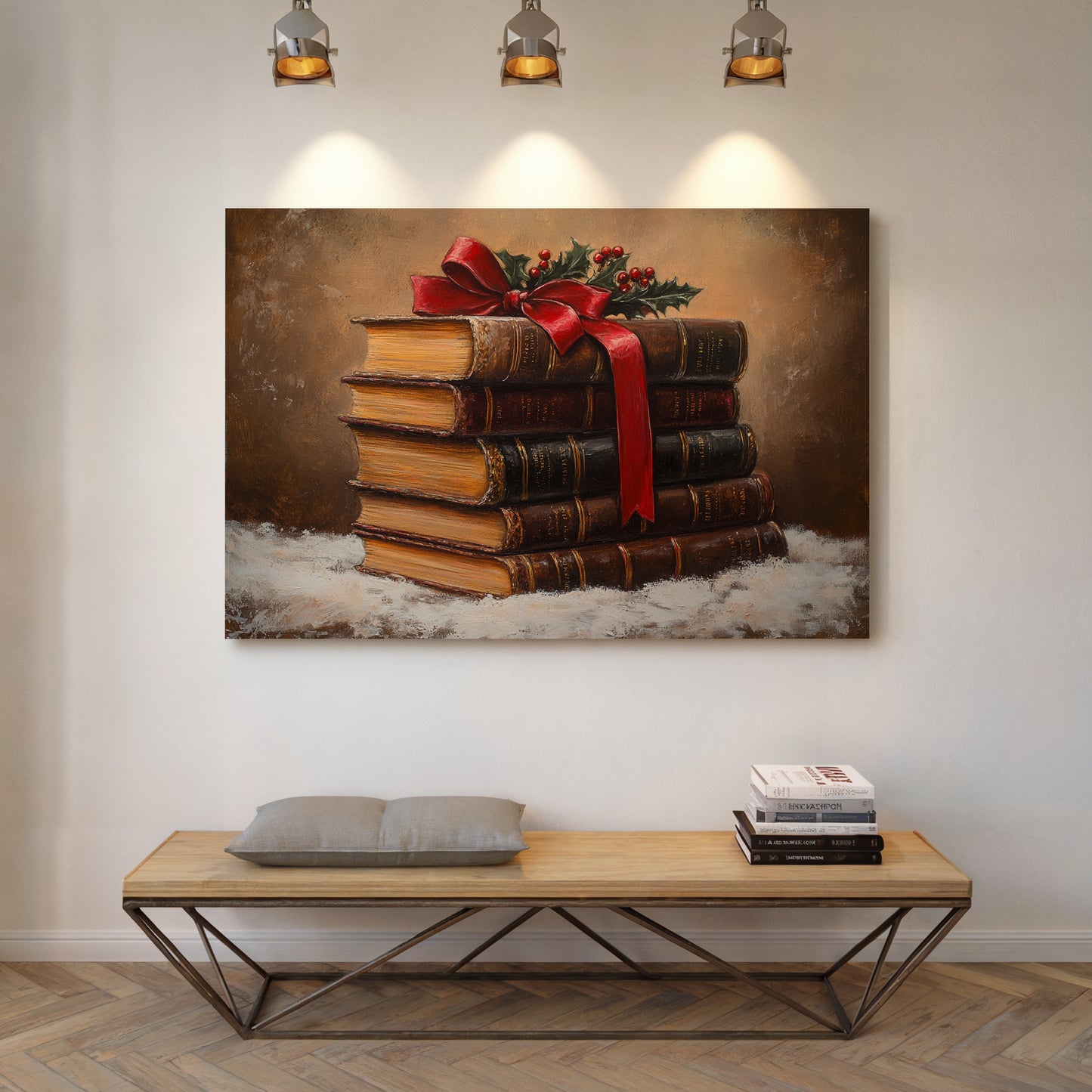 Ancient Stories Bound In Holiday Light