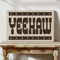 Bold Yeehaw Western Star Print