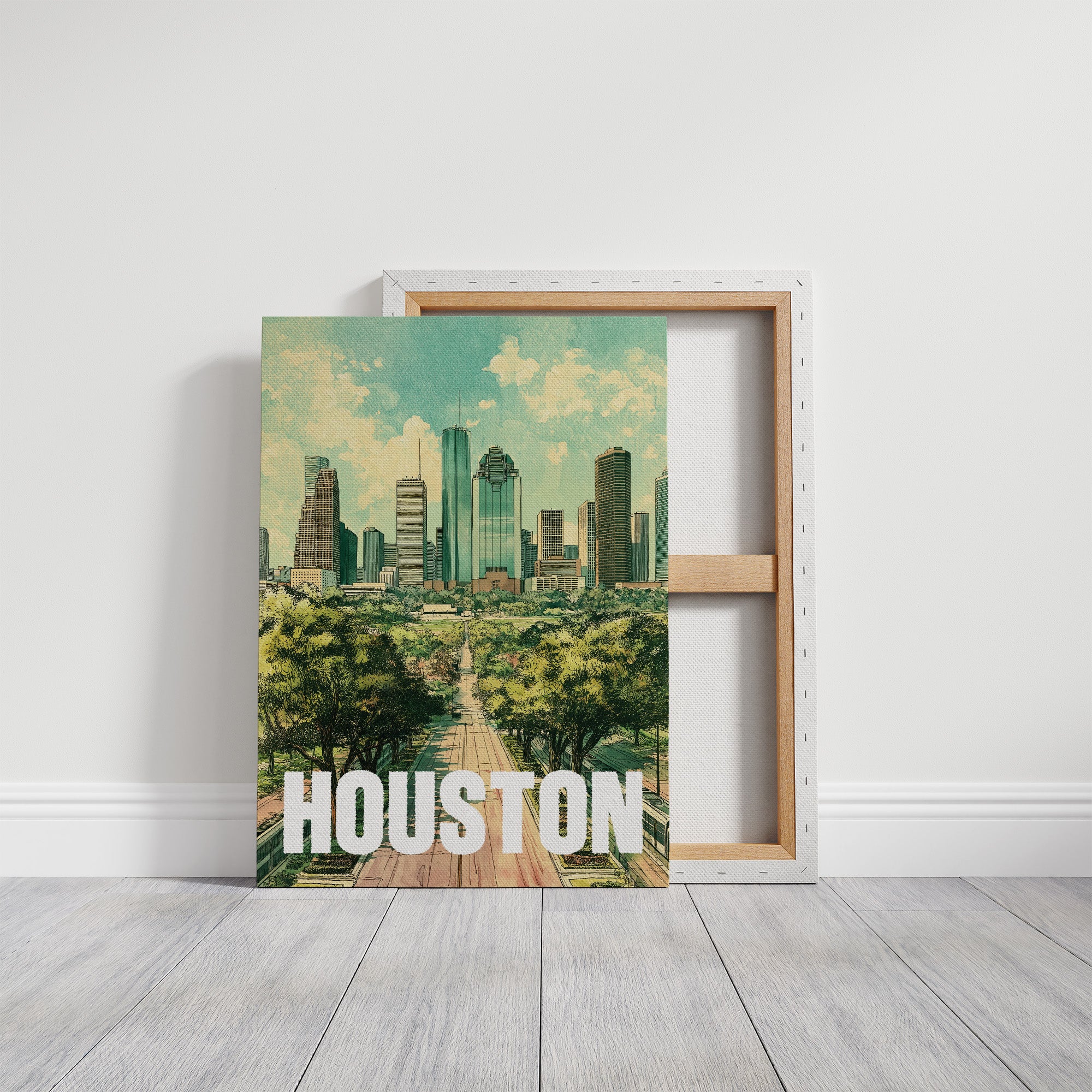 Houston, Riso Print