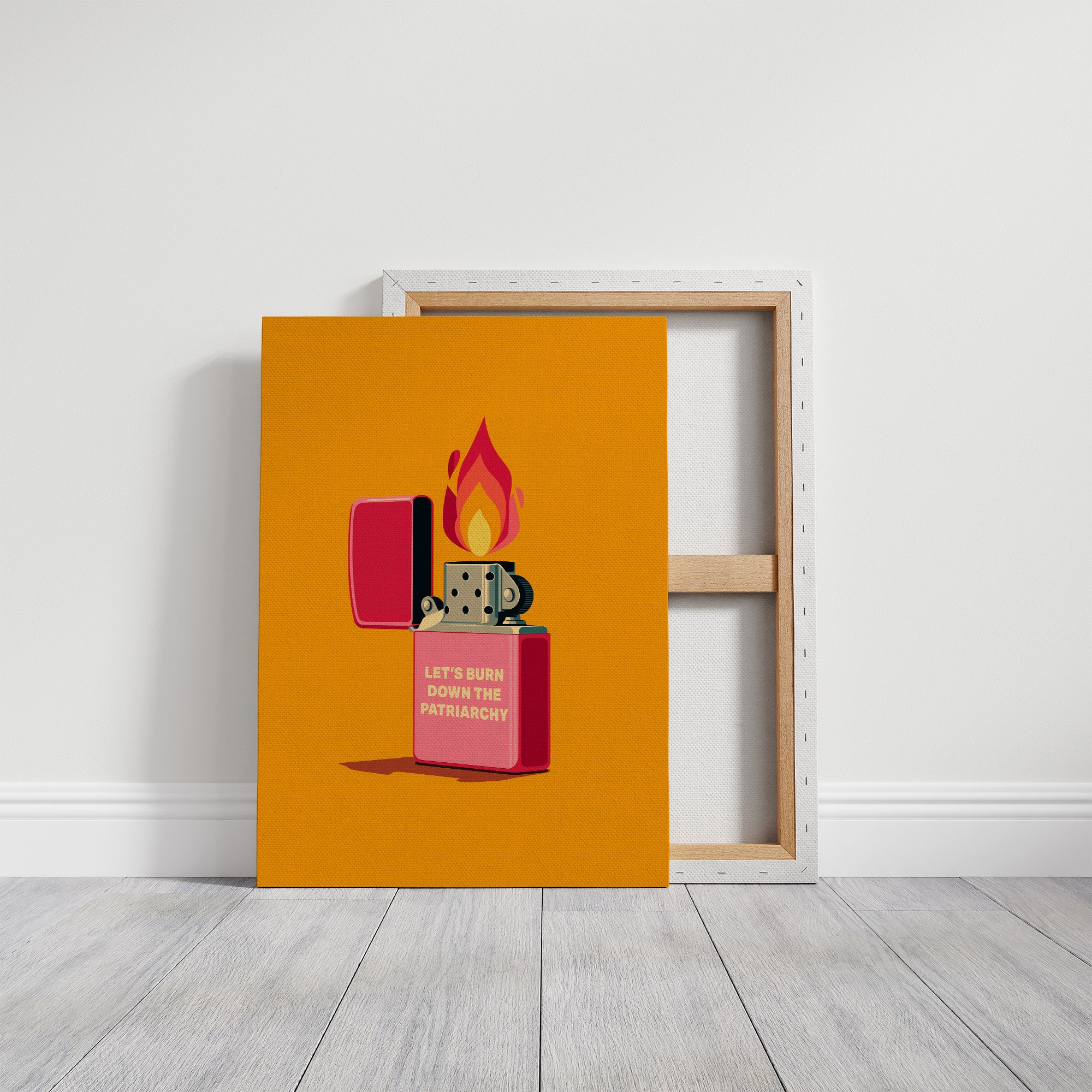 Let’s Burn Down the Patriarchy Art Print