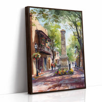 Sunlit Stroll Through the Plaza