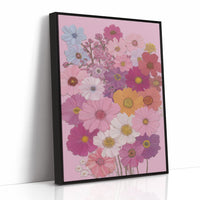 Blush Garden: A Symphony of Pressed Petals