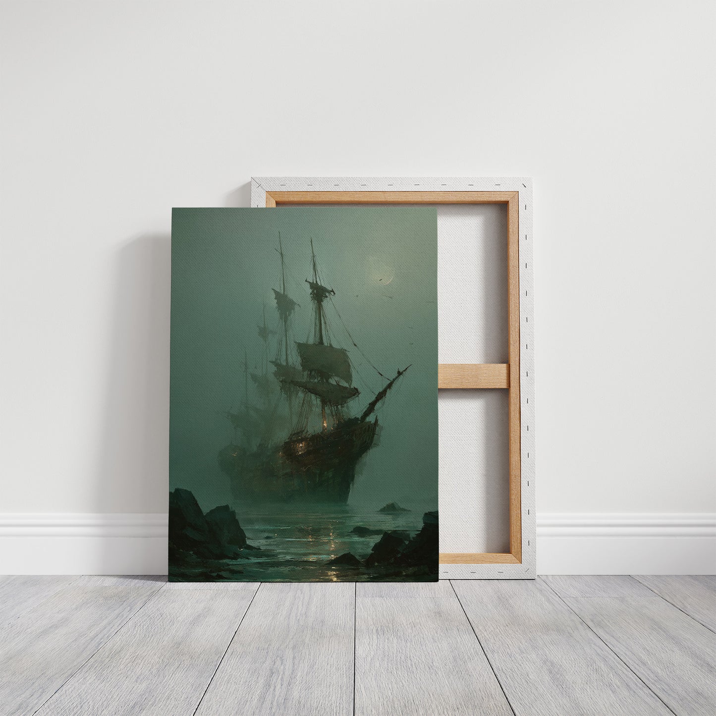 Phantom Vessel In Misty Waters