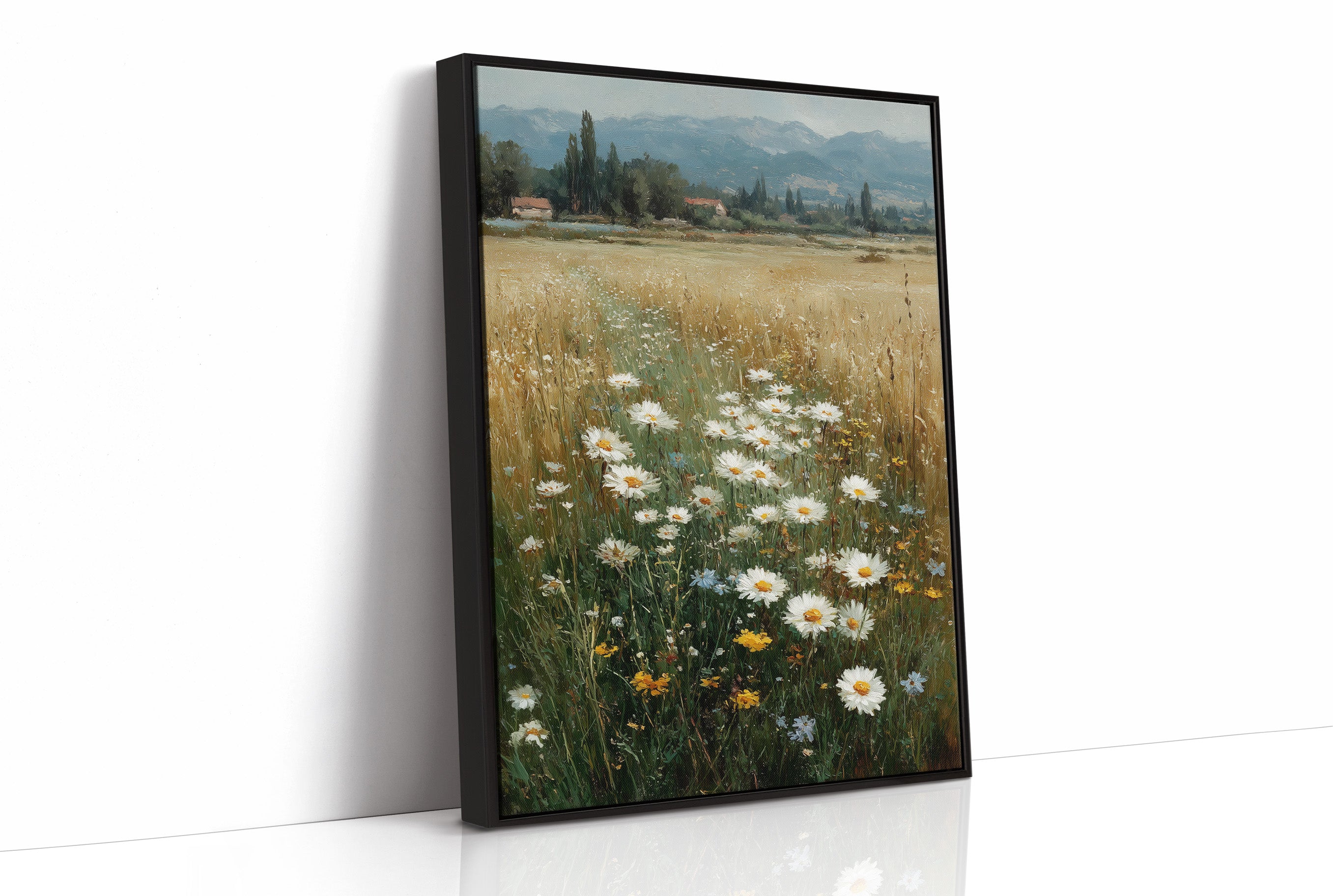 Daisies Where the Wheat Runs Out