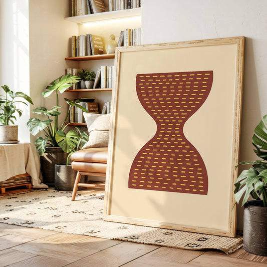 Time Flows In Terracotta Lines