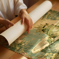 The Frog Prince's Bath — Fairy Tale Pond Painting