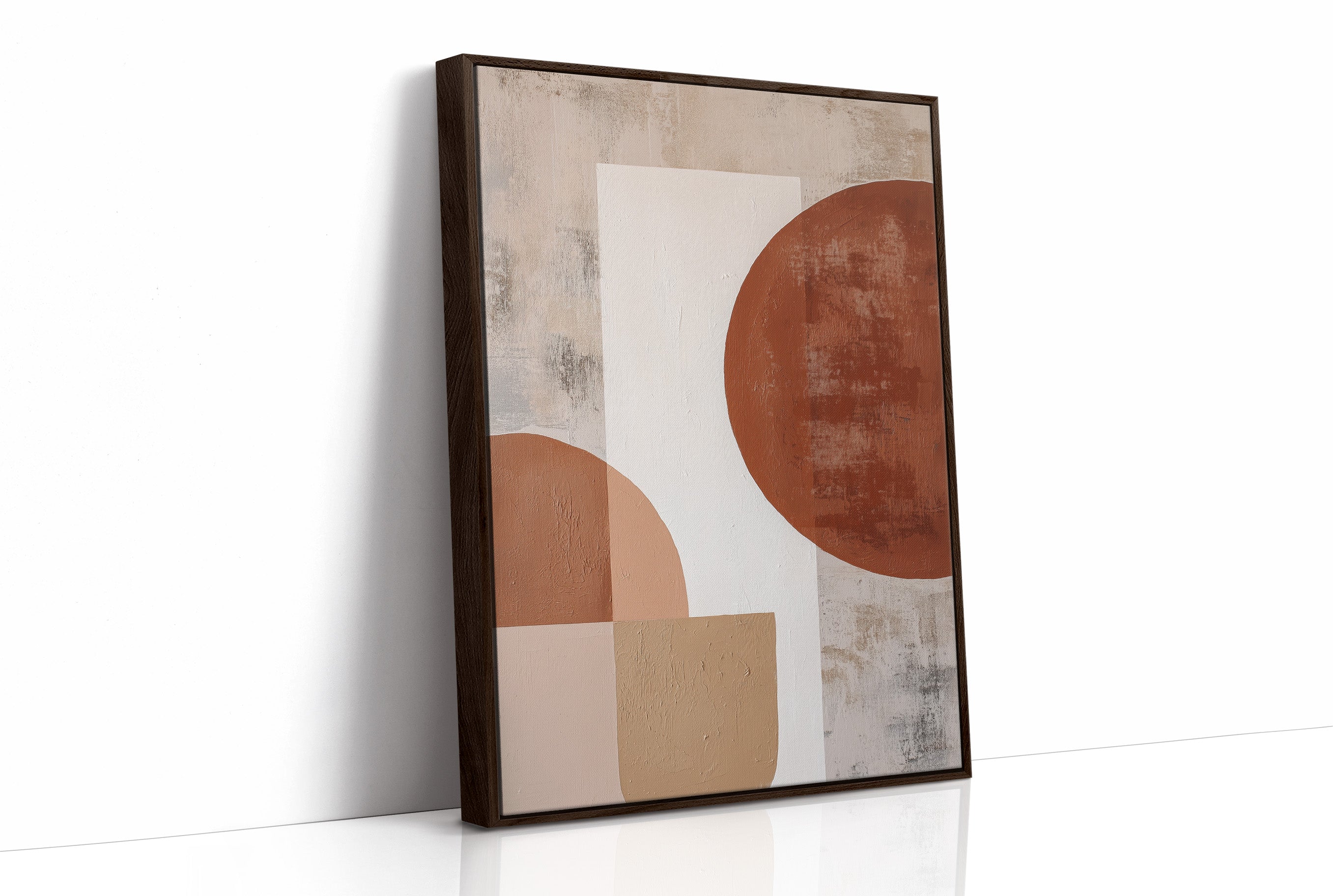 Terracotta Moons Shape Morning Light