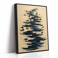 Birds Dance Through Inky Waves