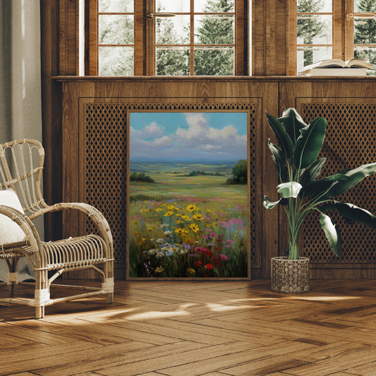 Wildflowers Paint The Prairie Gold