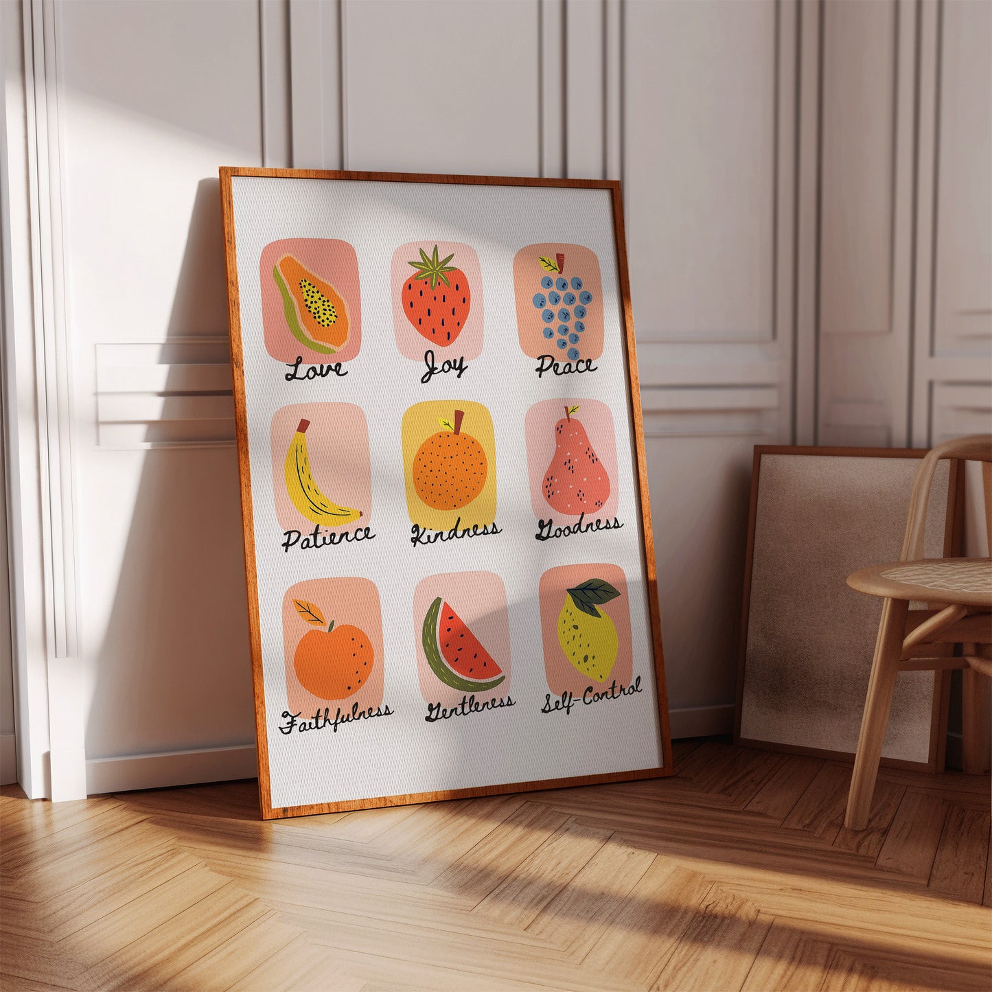 Fruits of the Spirit Illustrated Print