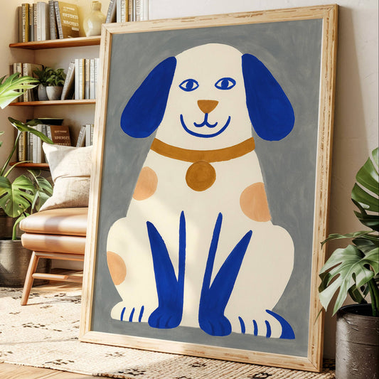 Blue Paws Paint A Happy Tale