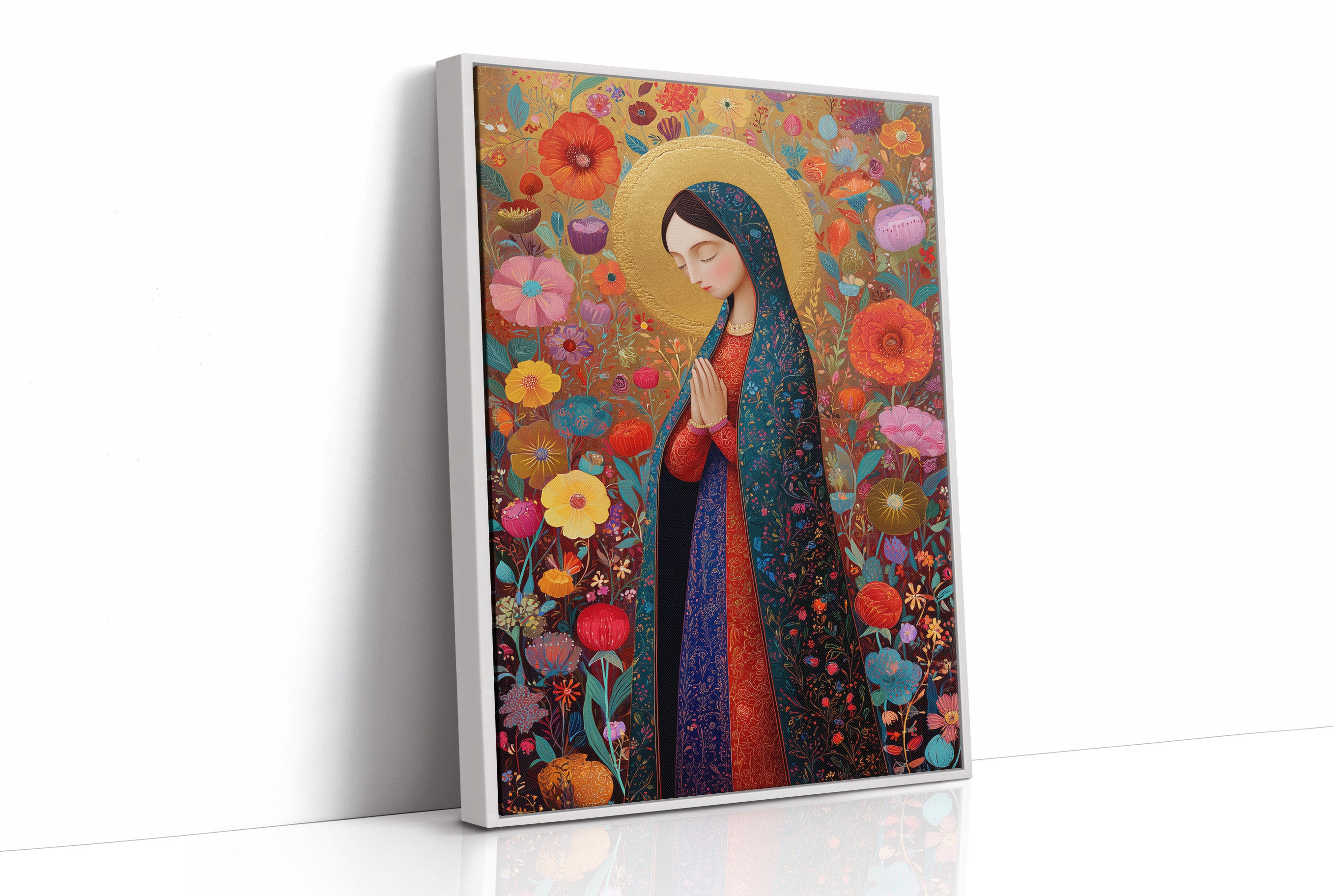 Blooming Devotion Crowned in Gold