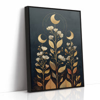 Celestial Flora Under Night Sky