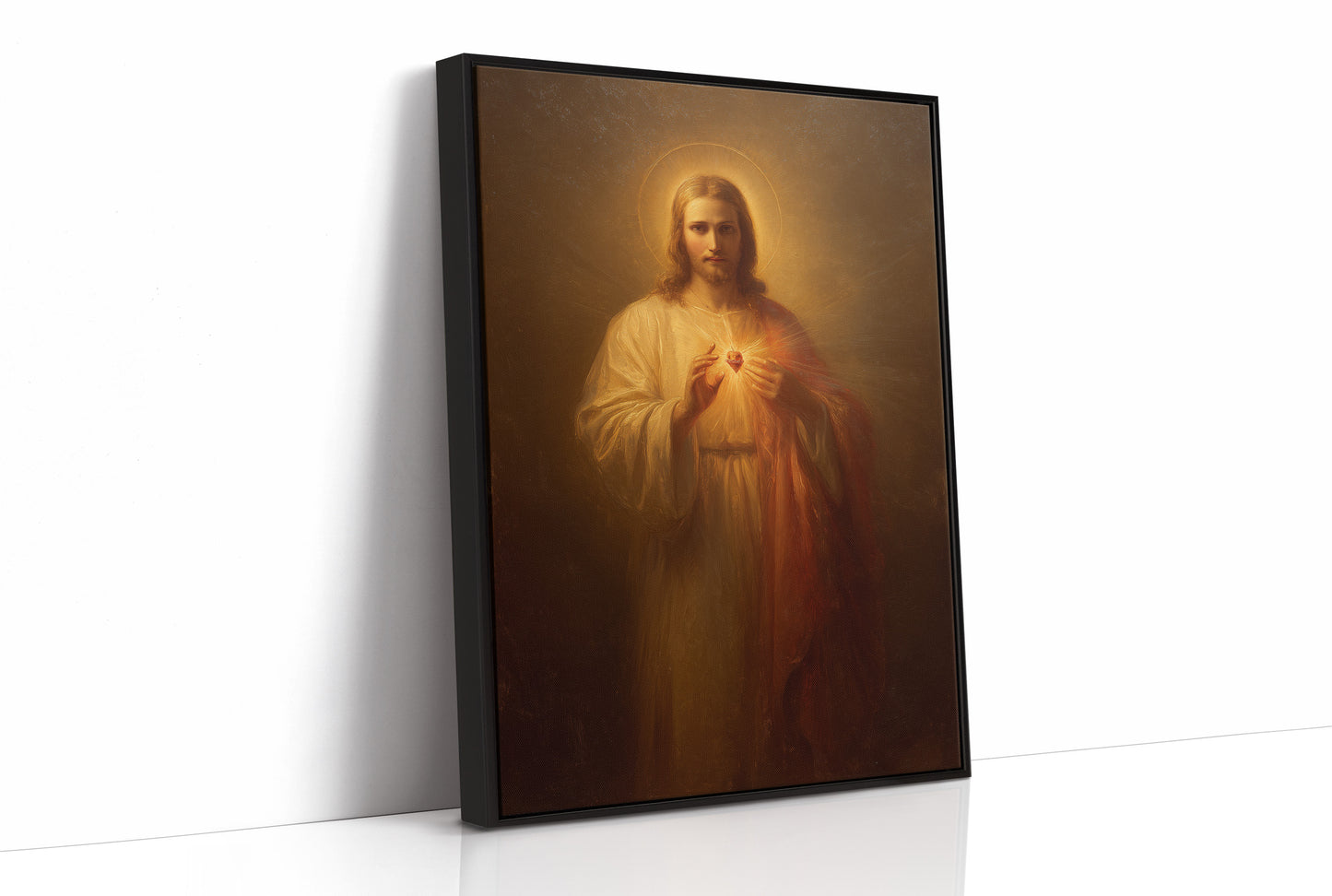 Faith Rests On Weathered Wood