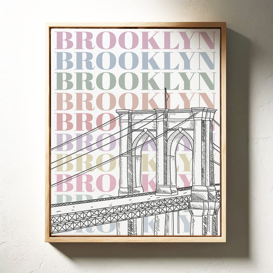 Pastel Stories Cross Brooklyn Bridge