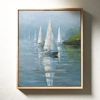 Sails Embrace the Morning Mist