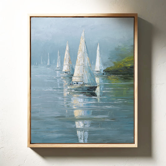 Sails Embrace the Morning Mist