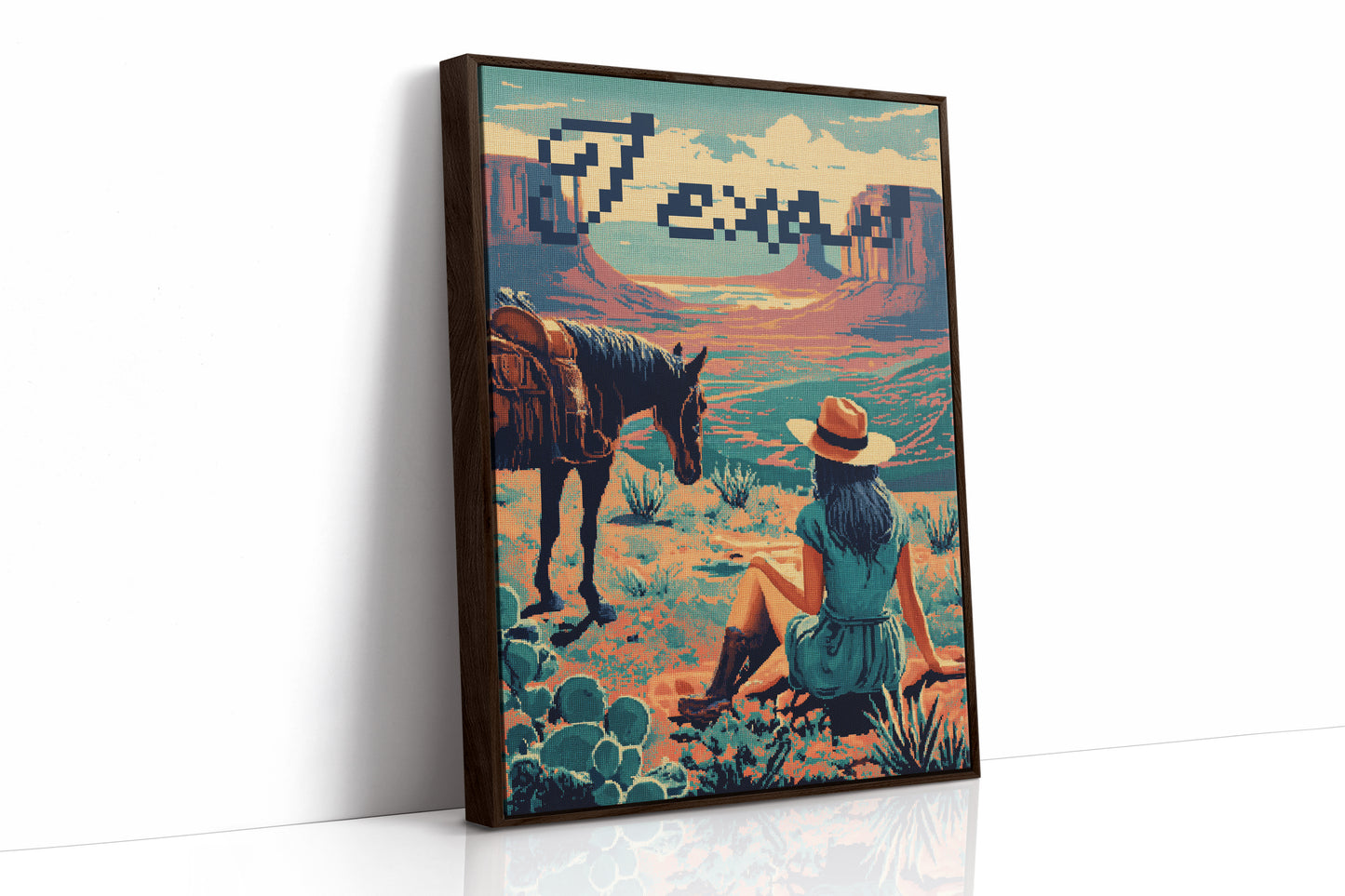 Texas Cross-Stitch Sunset