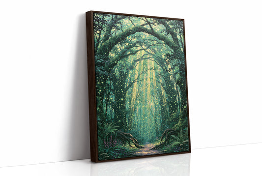 Fireflies Down the Forest Path