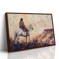 Twilight Scout Above Painted Mesa