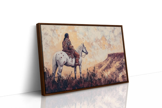 Twilight Scout Above Painted Mesa