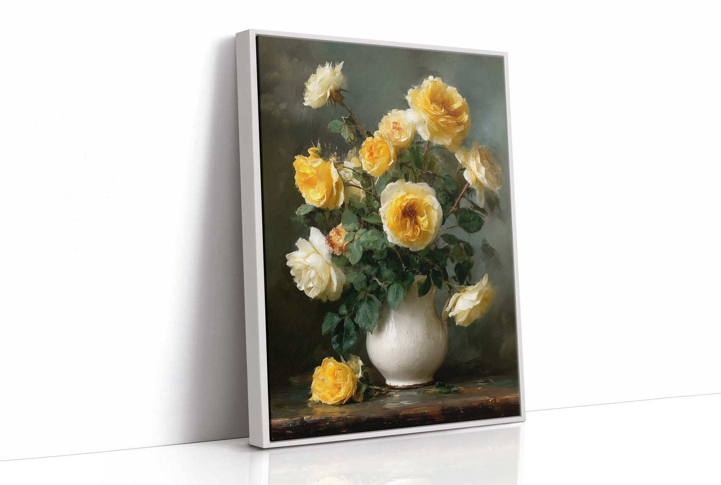 Yellow Roses Before They Turn