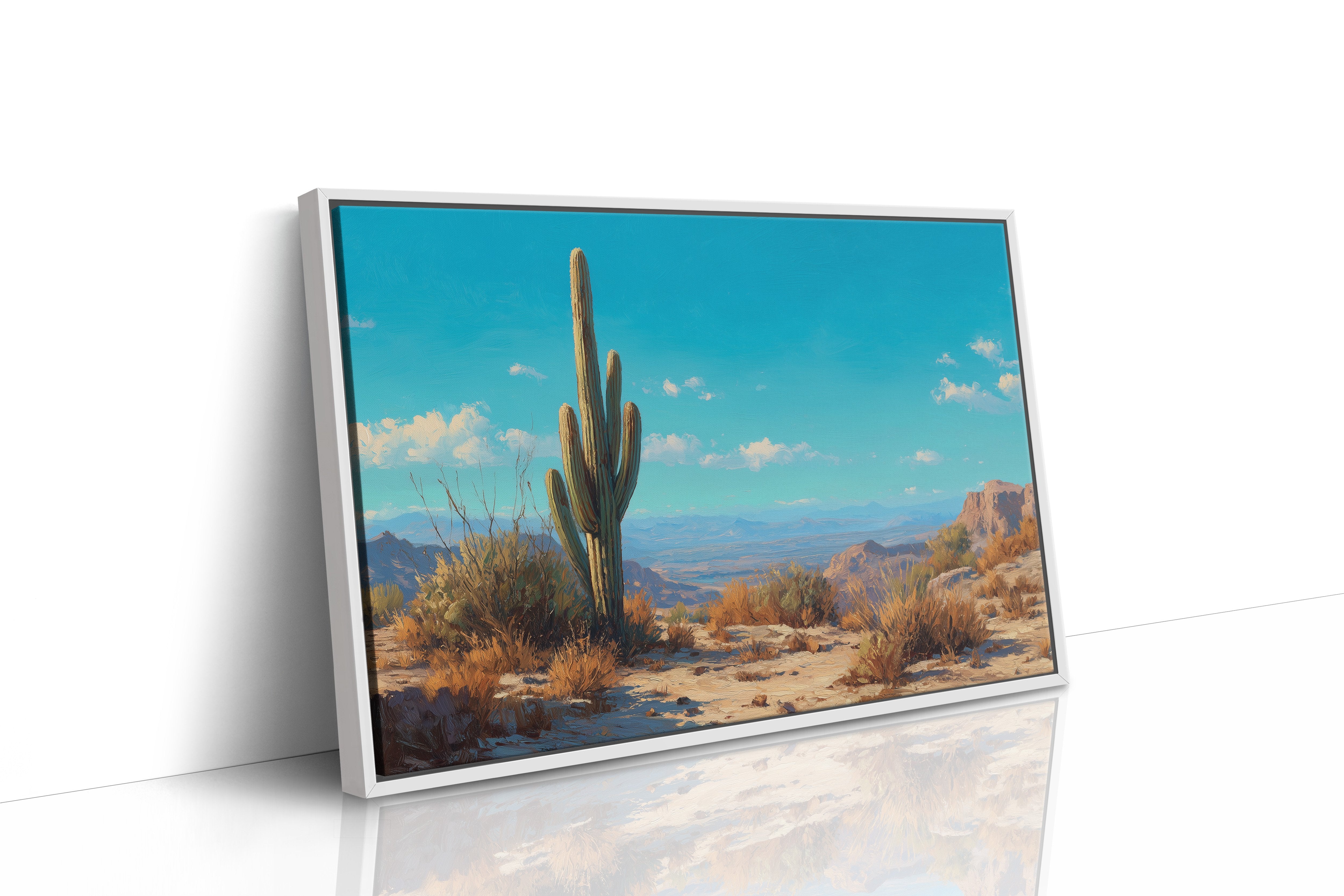 Lone Sentinel Under Turquoise Sky
