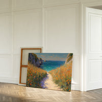Poppies Dance Along Ocean Trails