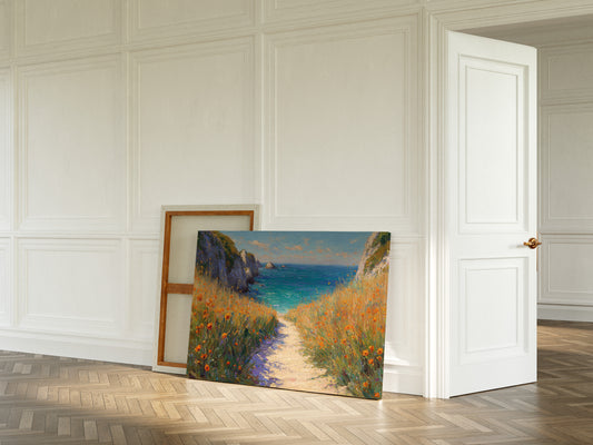 Poppies Dance Along Ocean Trails