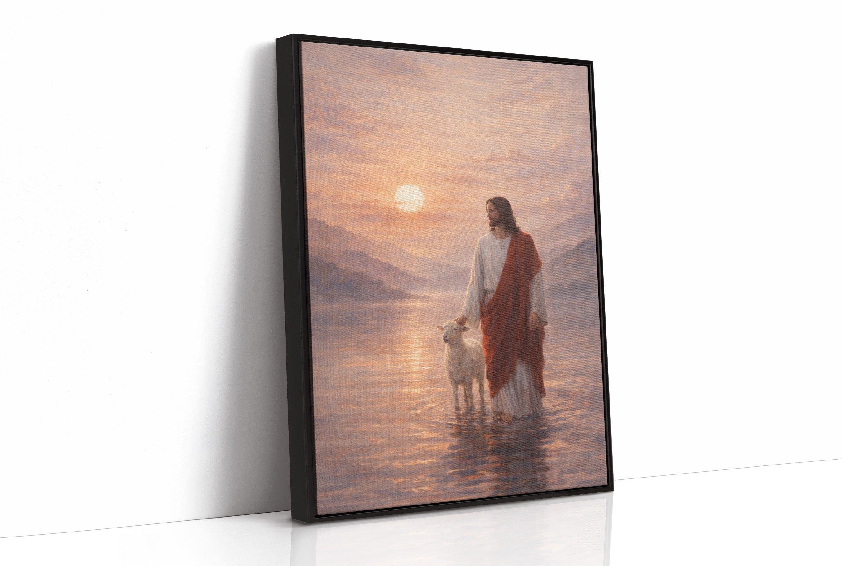 Tranquil Waters Harbor Sacred Dawn