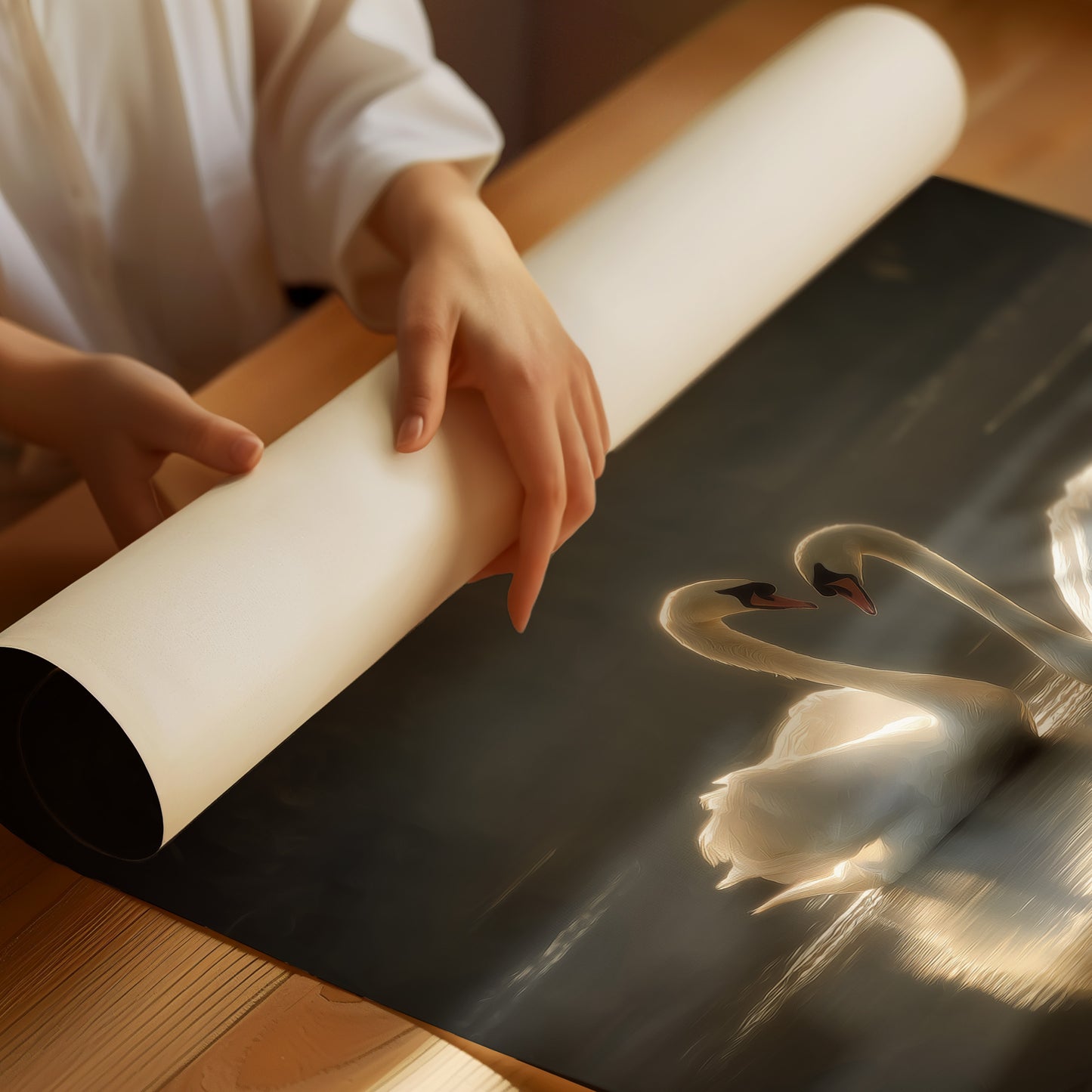 Mist Bound Devotion At Dawn