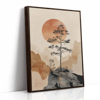 Lone Pine Greets The Copper Sun