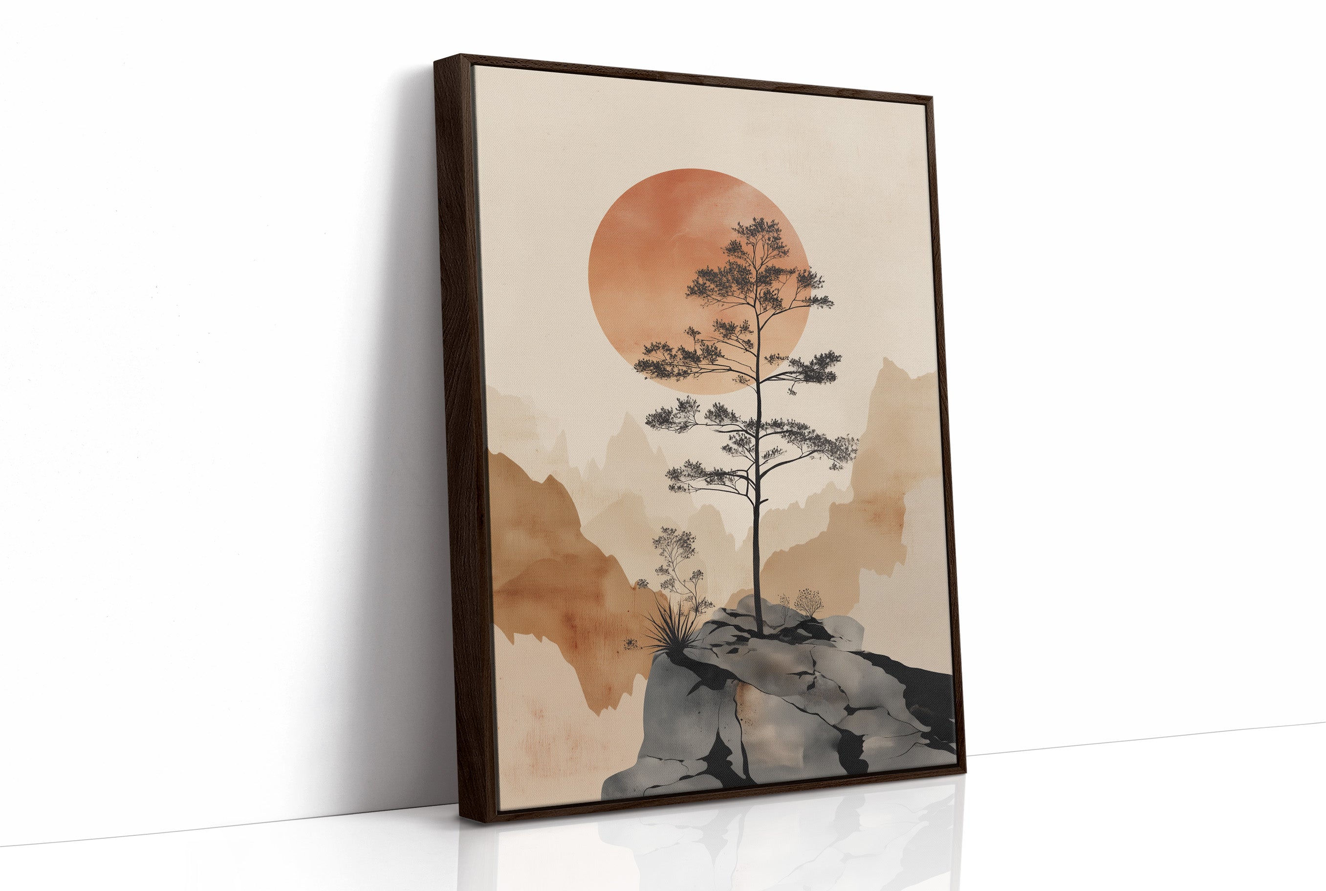 Lone Pine Greets The Copper Sun