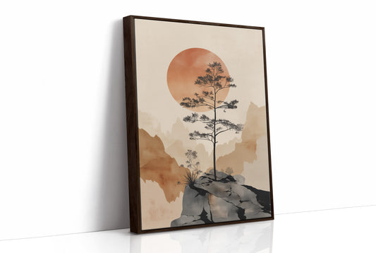 Lone Pine Greets The Copper Sun