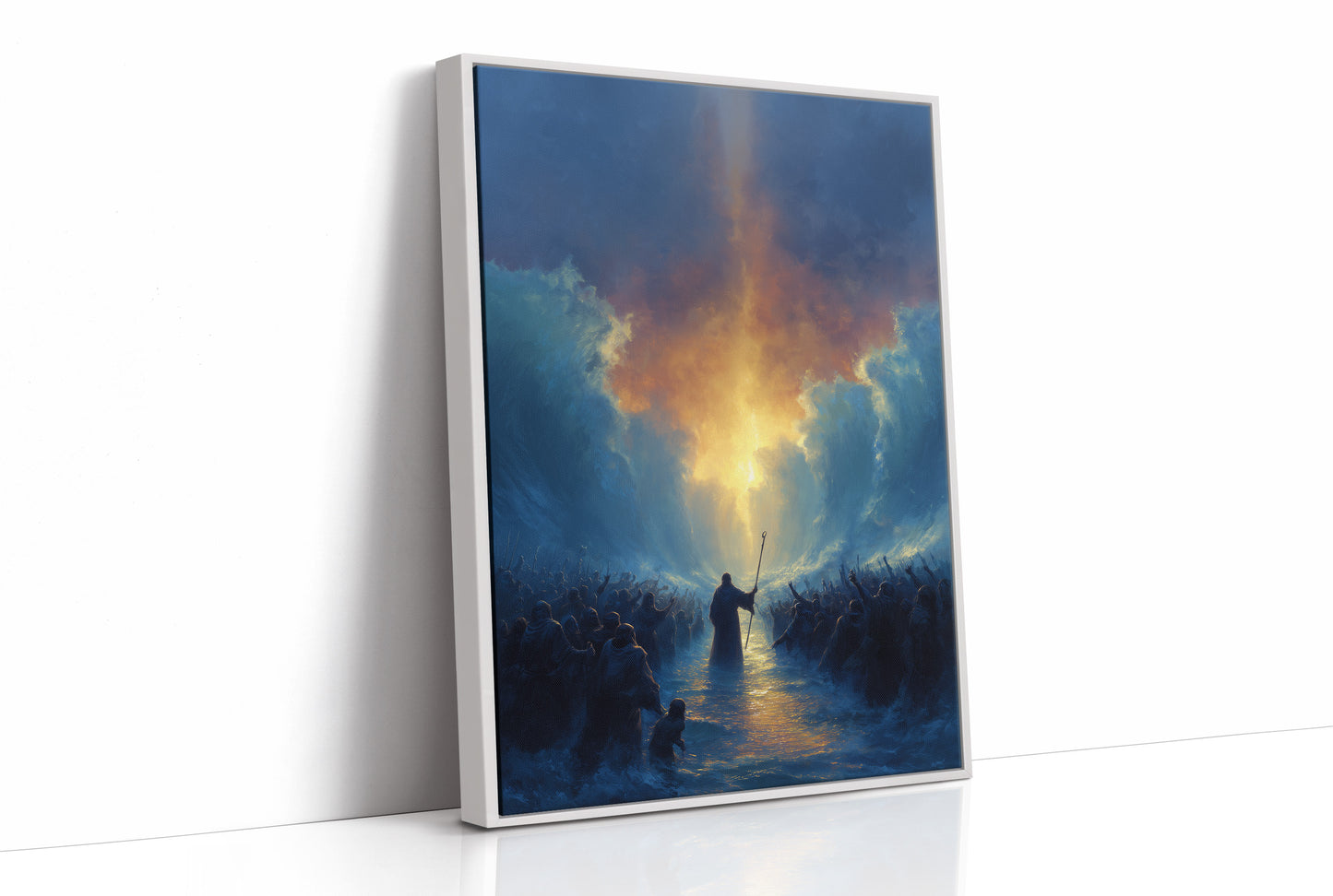 Divine Passage Through Parted Waters