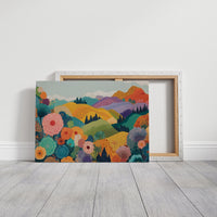 Rolling Hills Dance With Wild Blooms