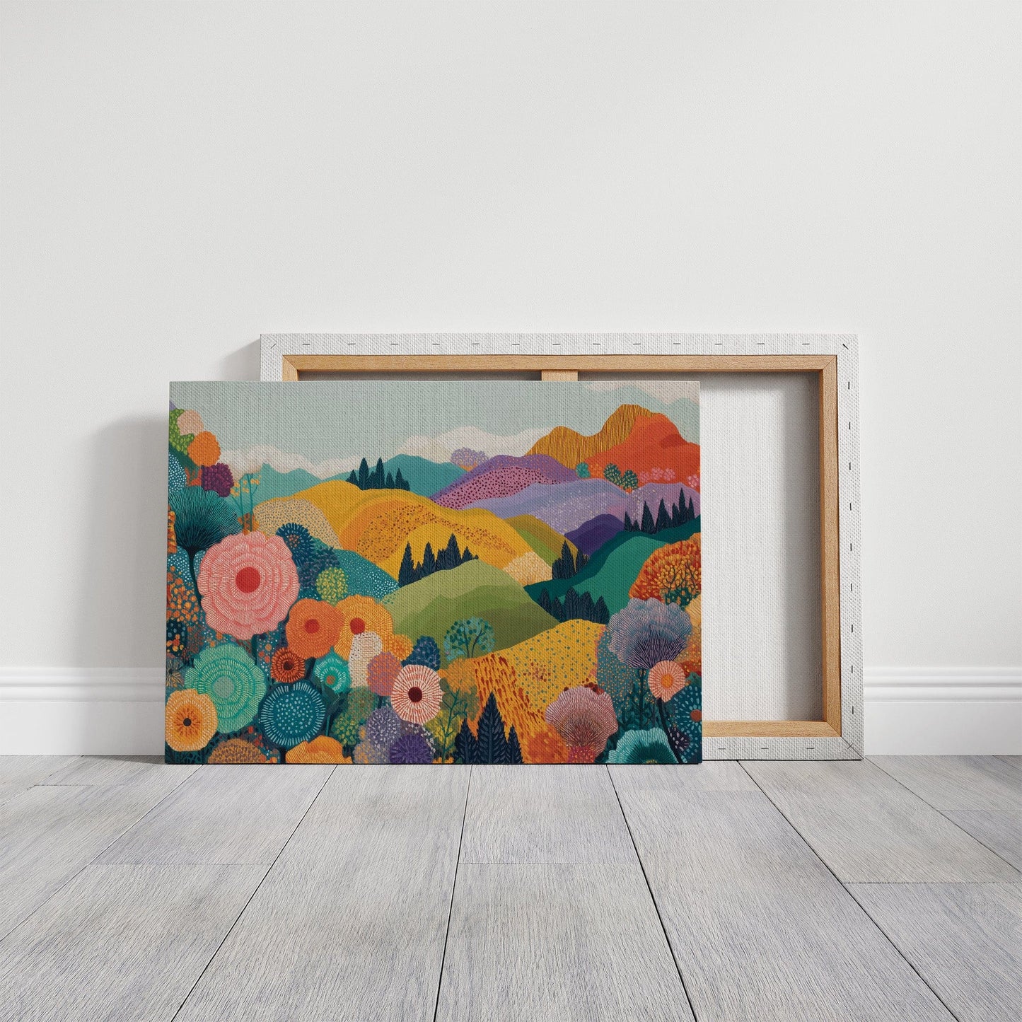 Rolling Hills Dance With Wild Blooms