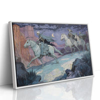 Pale Riders Cross Midnight Canyon