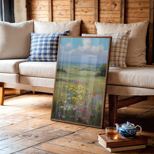 Wildflowers Paint The Prairie Gold