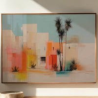 Palm Trees Dance Through Coral Cities
