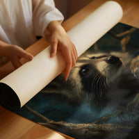 Twilight Scout Among Autumn Leaves