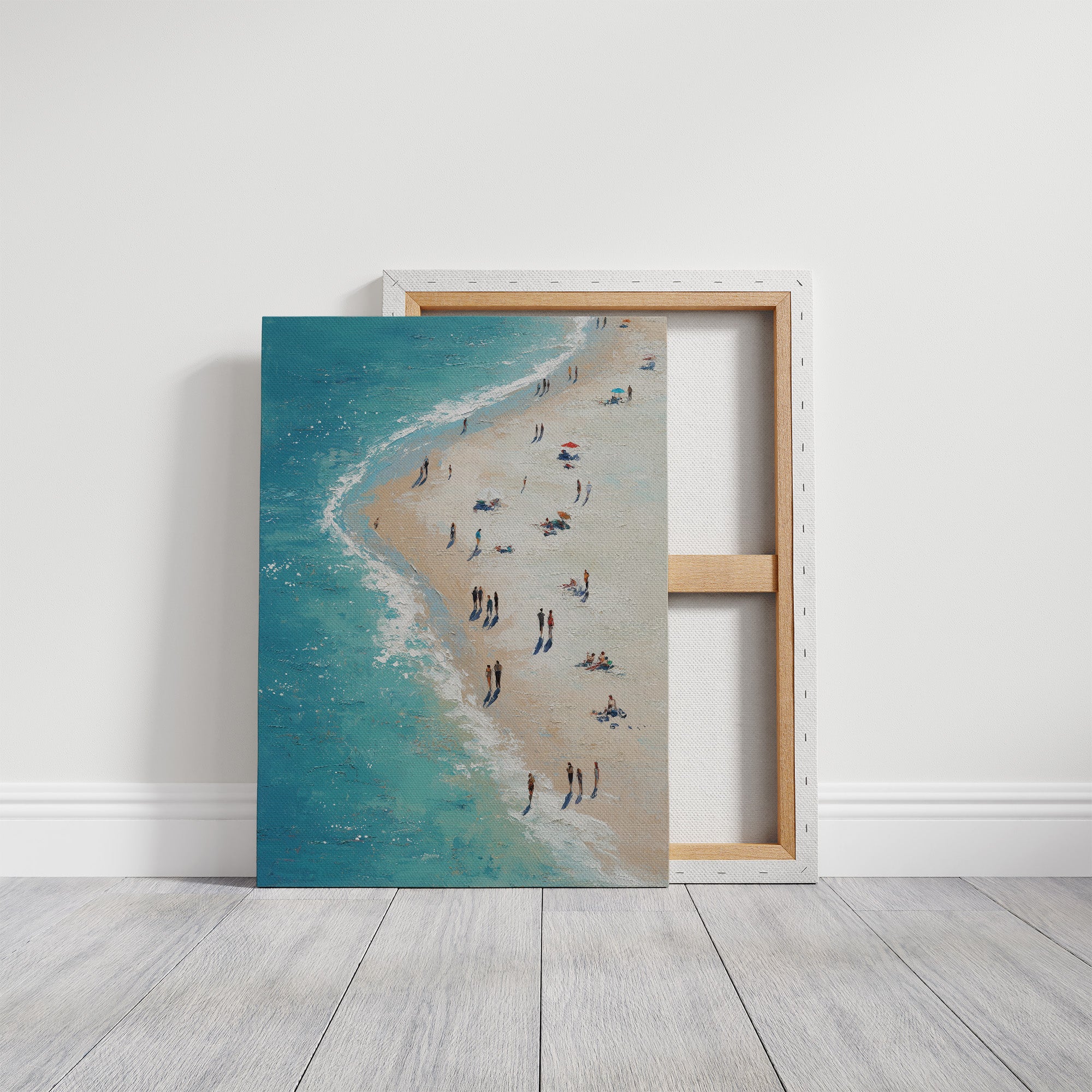 Tiny Figures Dance With Tides