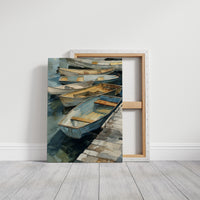 Harbor Whispers in Weathered Wood