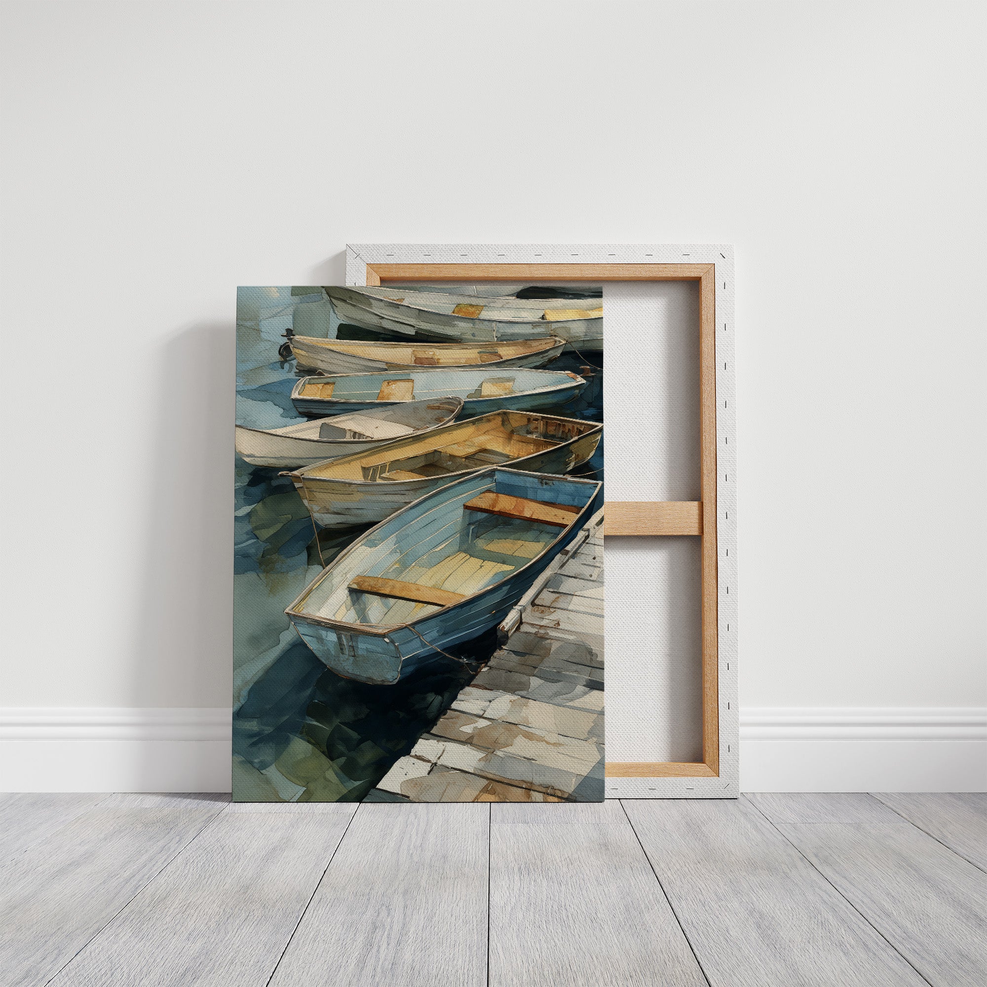 Harbor Whispers in Weathered Wood