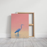 Heron Stillness Pink Grain